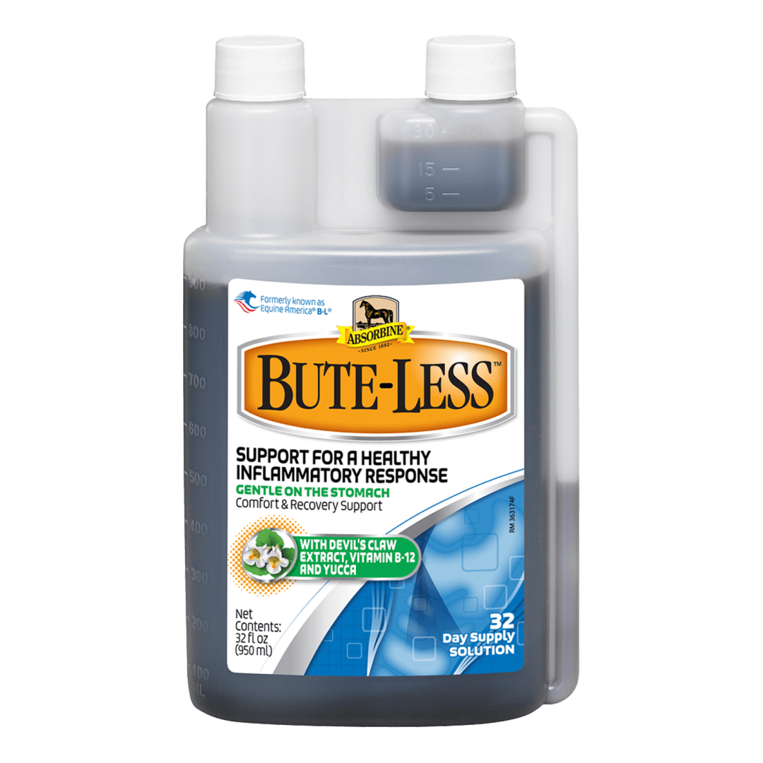 Bute-Less® Comfort & Recovery Supplement Solution 32 fl oz / 32 Day Supply Bottle