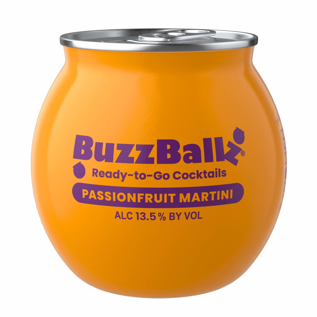 BuzzBallz Passion Fruit Martini Cocktail 200ml 27 Proof