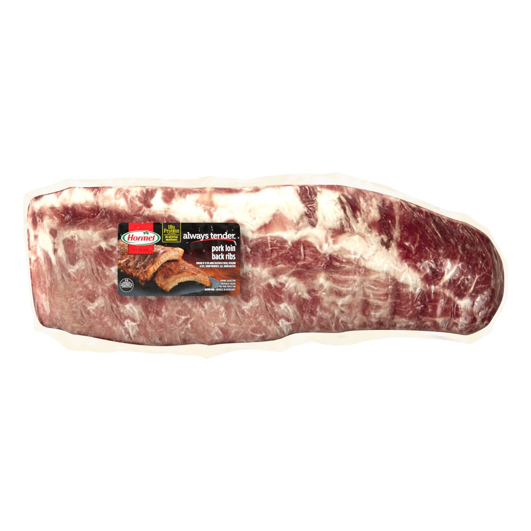 HORMEL ALWAYS TENDER Pork Loin Back Rib Frozen