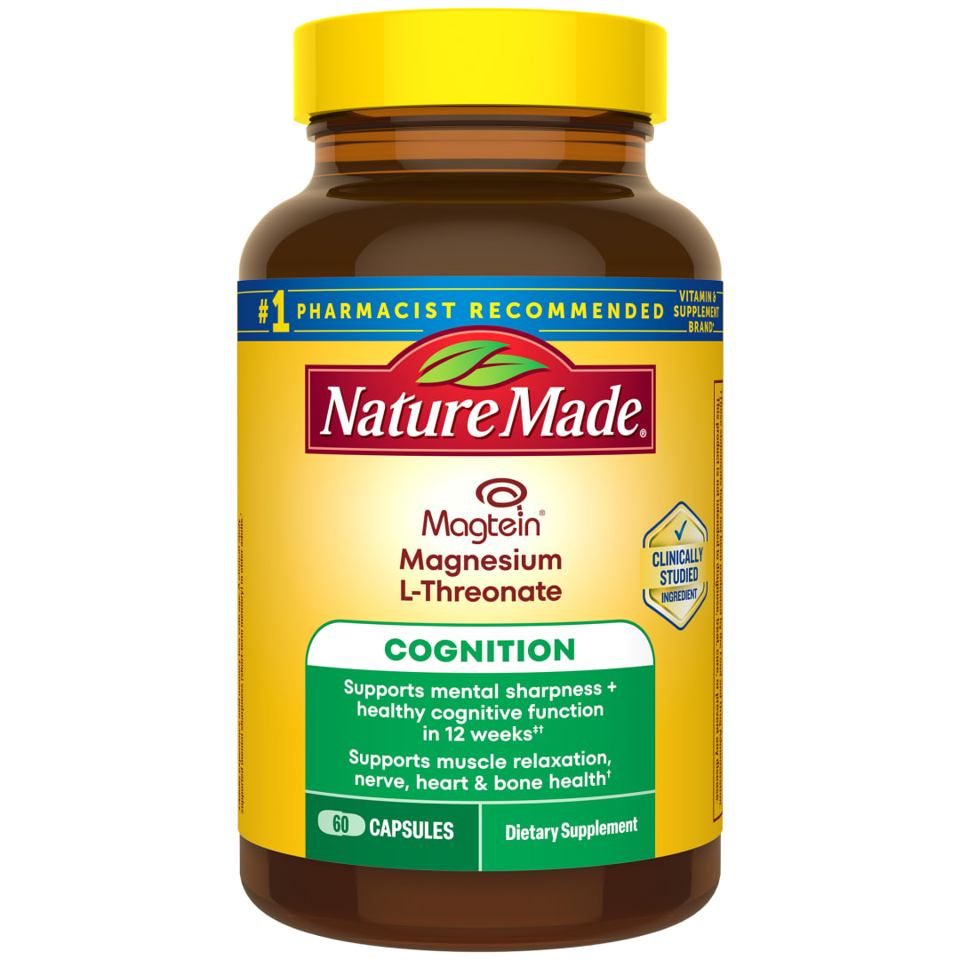 Nature Made Magtein Magnesium L-Threonate Capsules - 60ct