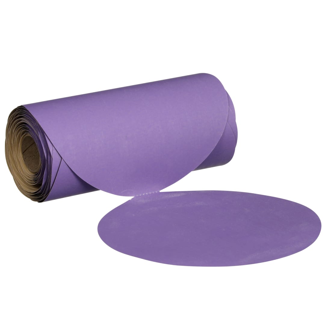 3M™ Cubitron™ II Stikit™ Paper Disc Roll 732U, 600+ C-weight, 152 mm x NH, Die 600Z, 100 Discs/Roll, 4 Rolls/Case