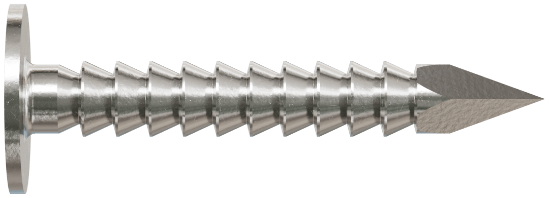 Simpson Strong-Tie S210ARN1 Roofing Nail, Annular Ring Shank — 1-in. x .131-in. Type 304 Stainless Steel (1 lb.) (Pack of 800)