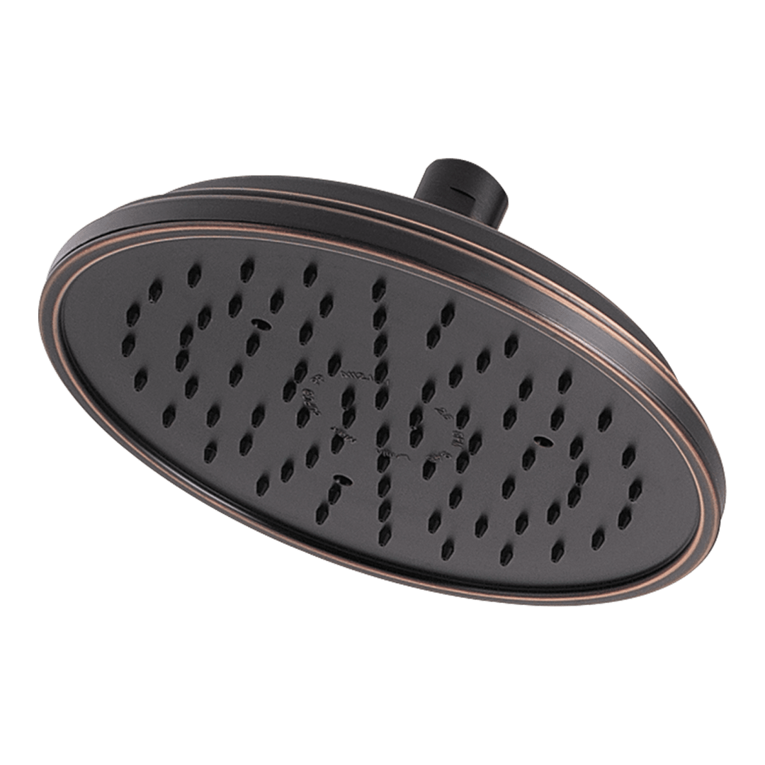 Hanover Single Function Raincan Showerhead in Tuscan Bronze