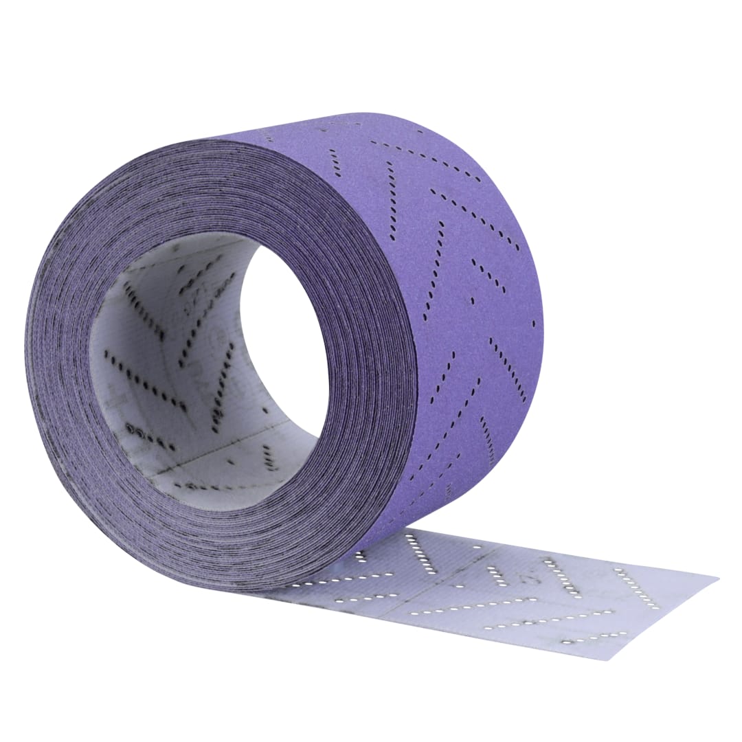 3M™ Cubitron™ II Hookit™ Brúsny hárok na čisté brúsenie na rolke 737U, 80 mm × 12 m, viacotvorový, 120+, 35502
