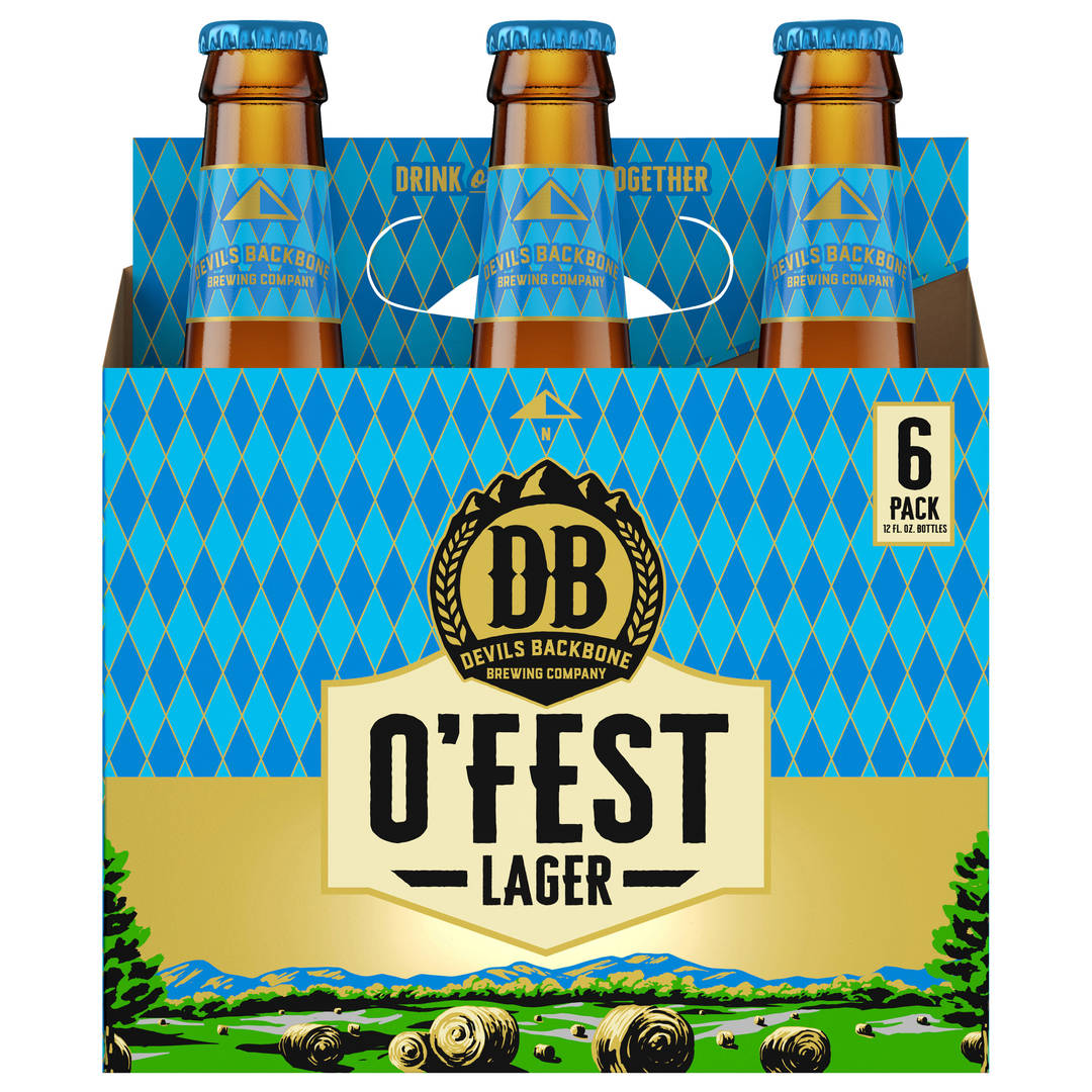 Devils Backbone Brewing Company O'Fest Lager Beer 6 - 12 fl oz Bottles
