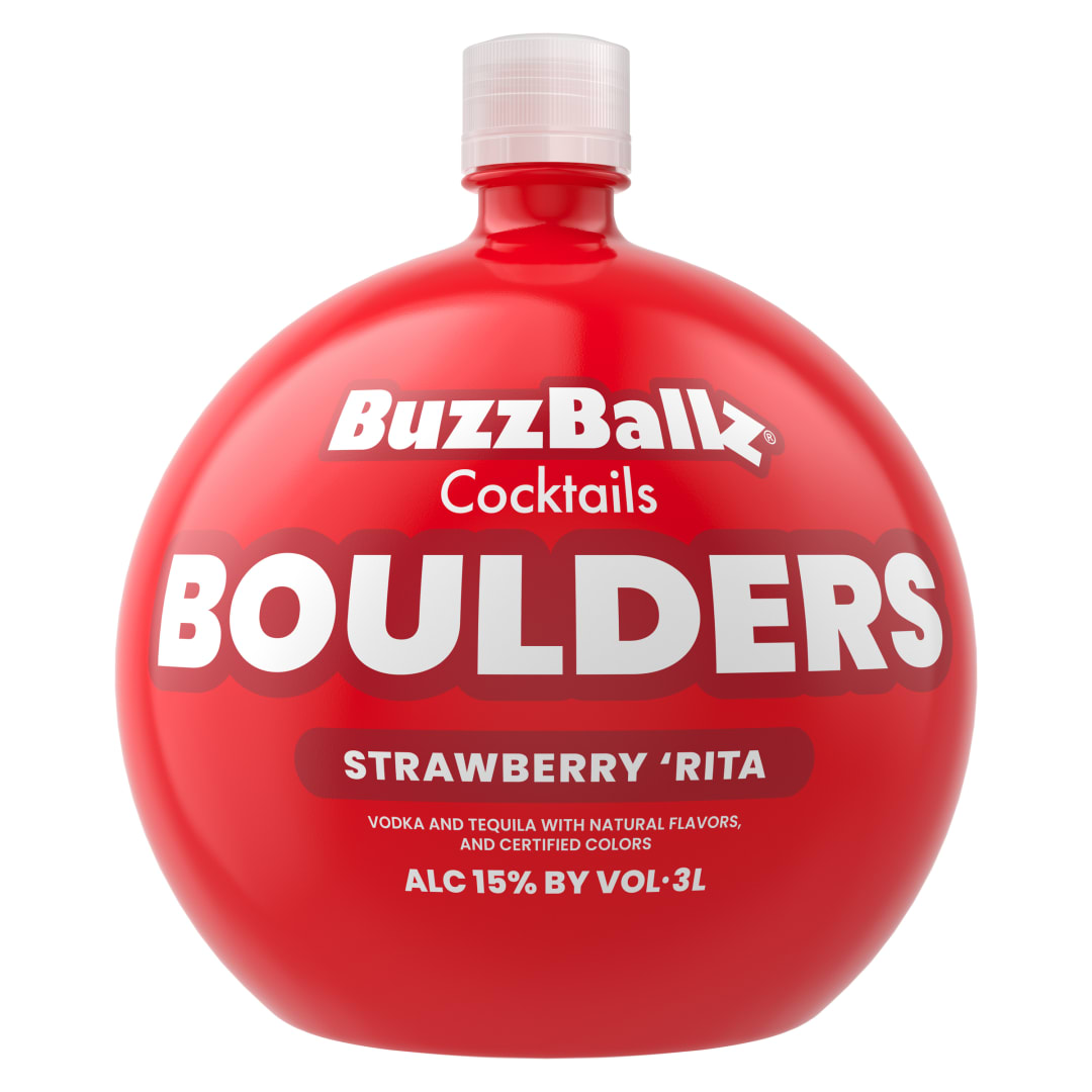 BuzzBallz Boulders Strawberry Rita Cocktail 3l 30 Proof