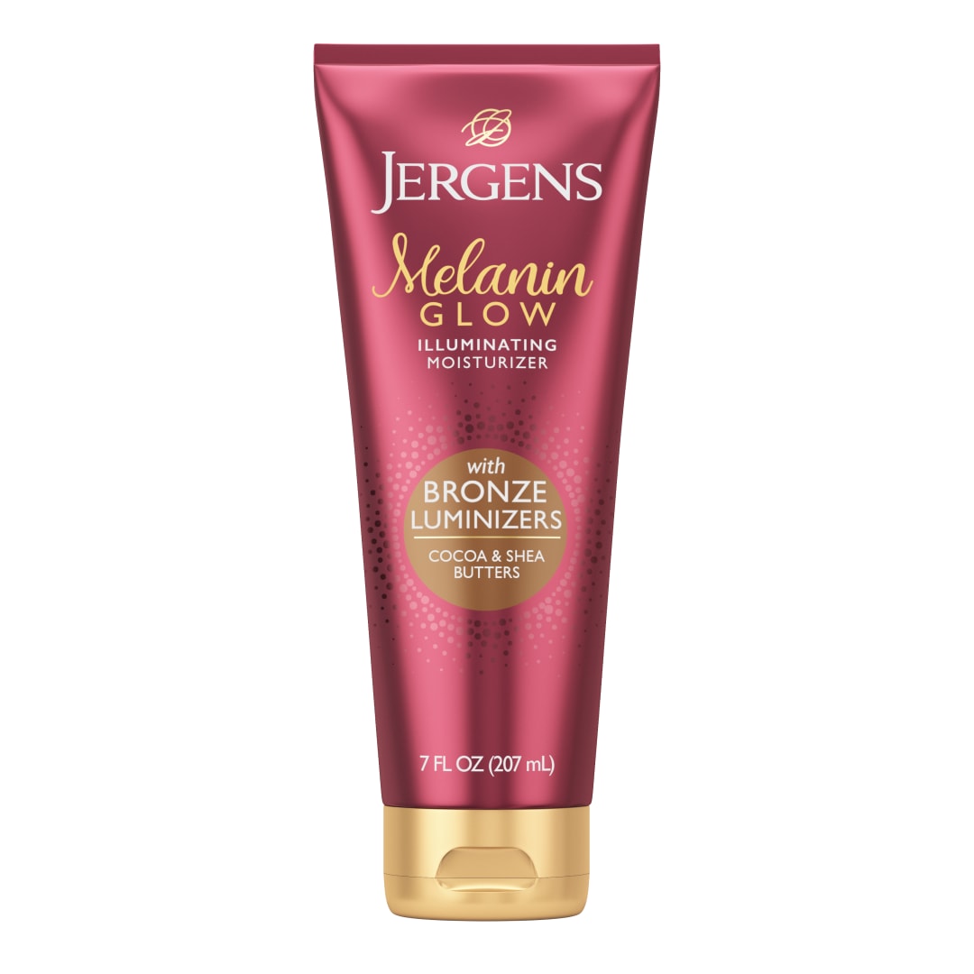 Jergens Melanin Glow Illuminating Moisturizer, Bronze, 7 fl oz