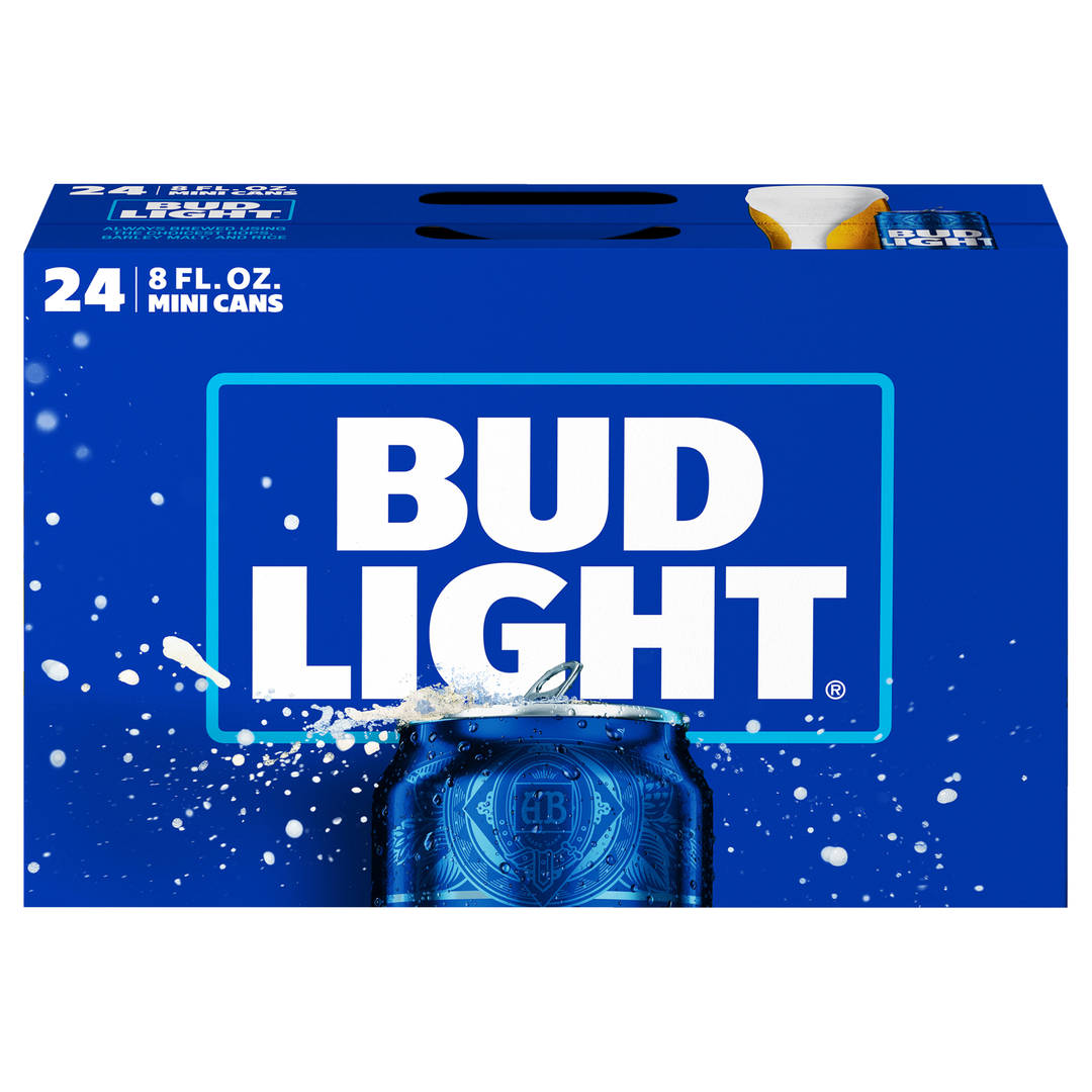 Bud Light® Beer, 24 Pack 8 fl. oz. Mini Cans