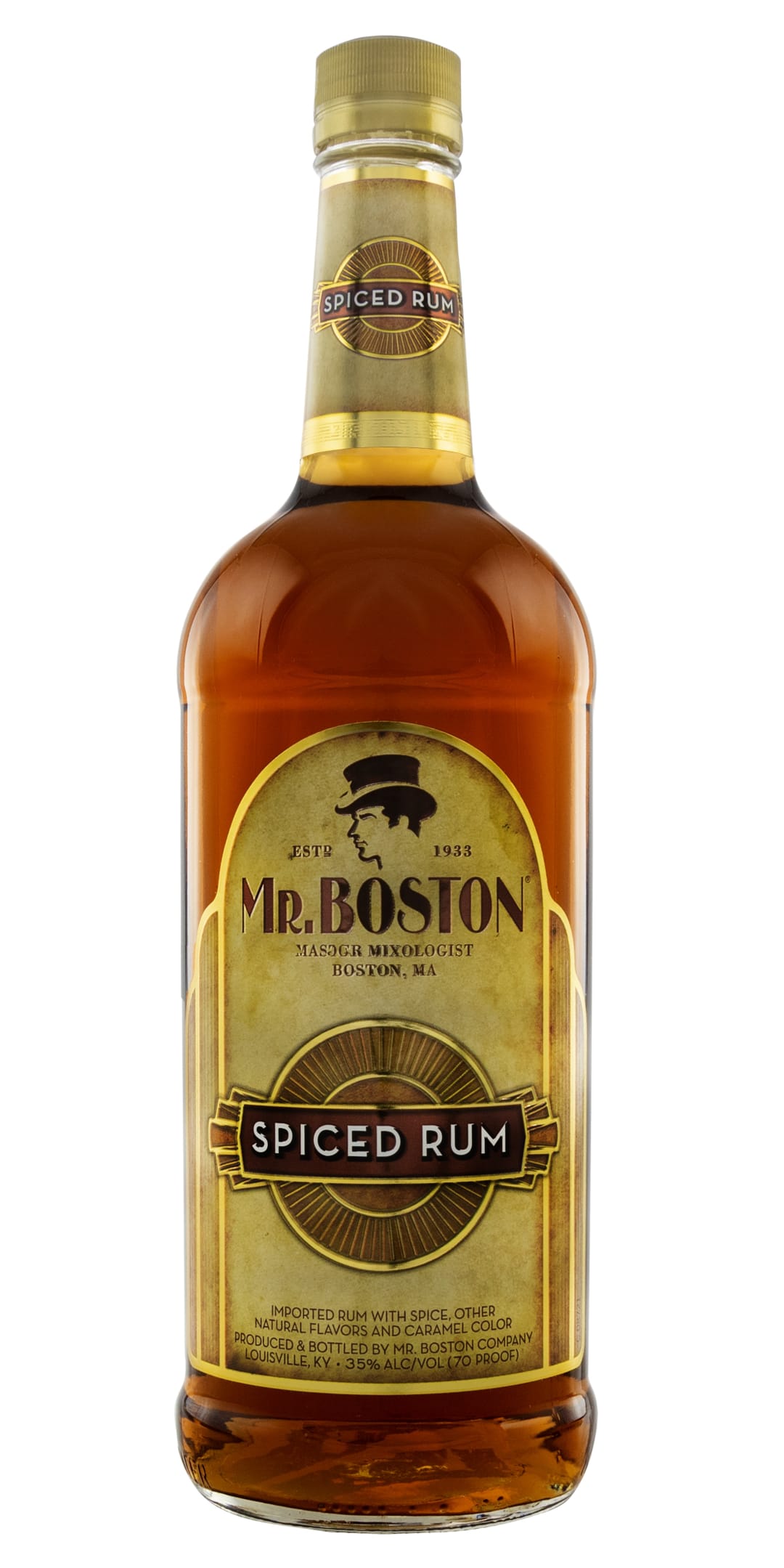 Mr. Boston Spiced Rum 1l 70 Proof