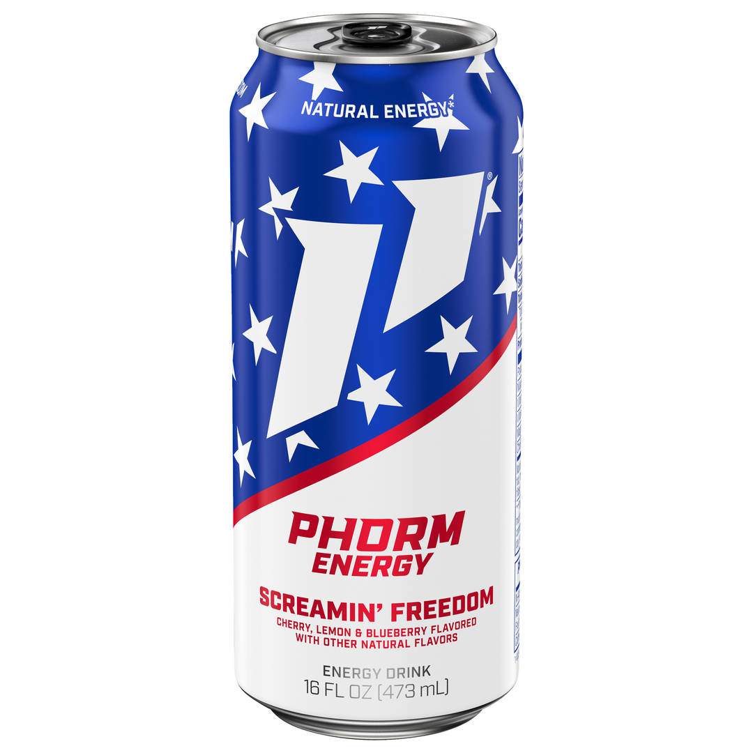 Phorm Energy Screamin' Freedom 16 oz Single CAN - Copy Enhancement