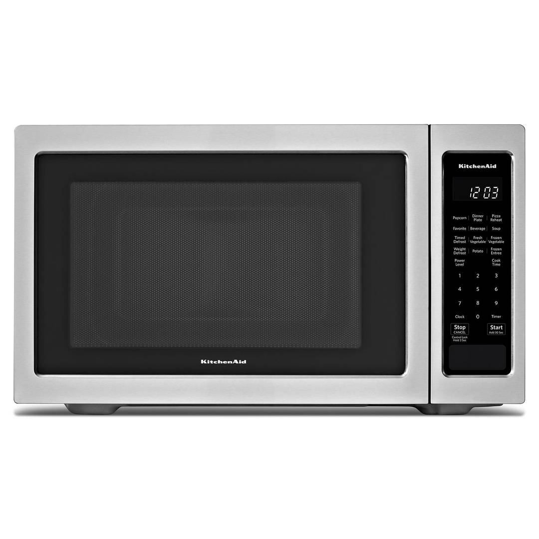KitchenAid 1.6 Cu. Ft. Countertop Microwave Oven in Stainless Steel YKMCS1016GS