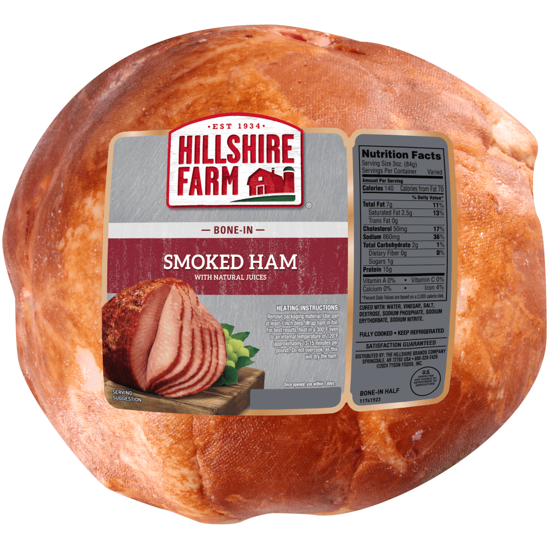 Hillshire Farm® Fully Cooked Bone-In Smoked Ham (2 Count)