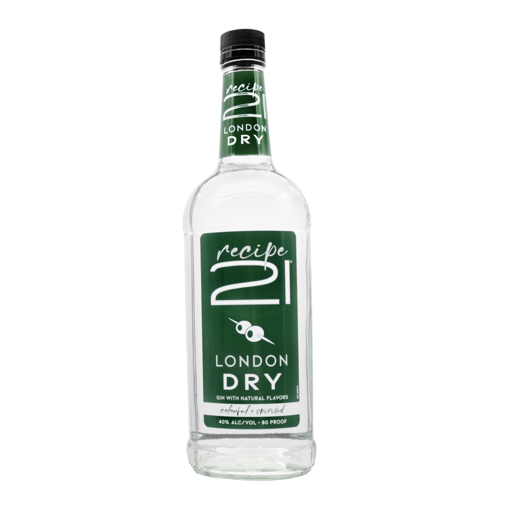 Recipe 21 London Dry Gin 1l 80 Proof