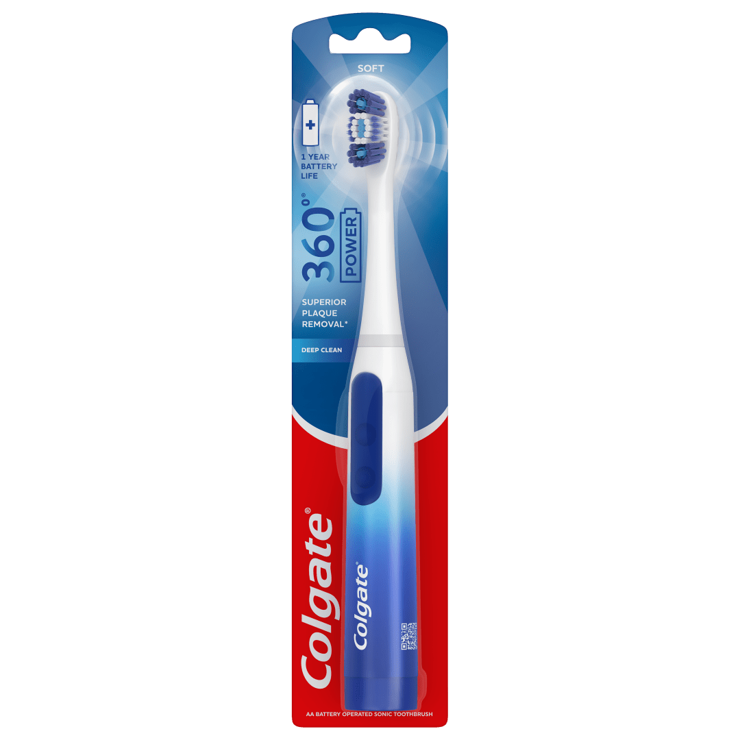 Colgate 360 Power Deep Clean Battery Operated Sonic Toothbrush