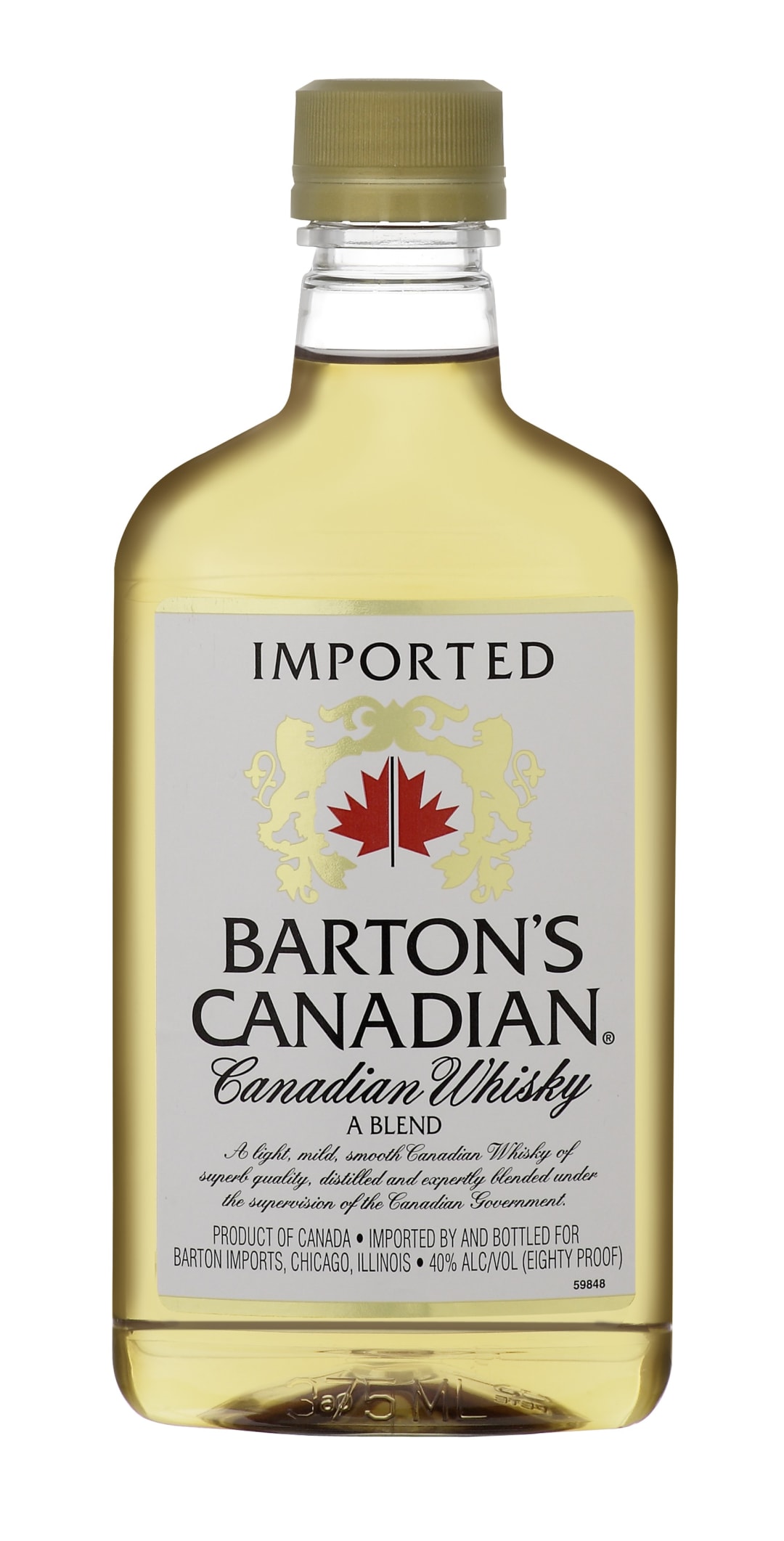 Barton Canadian Whisky 375ml 80 Proof