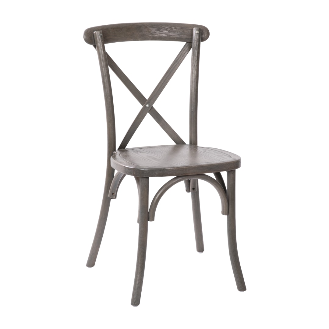Advantage Hand Stained Grey X-Back Chair