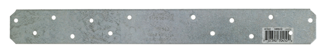 Simpson Strong-Tie HRS12 HRS 12 in. 12-Gauge Galvanized Heavy Strap Tie