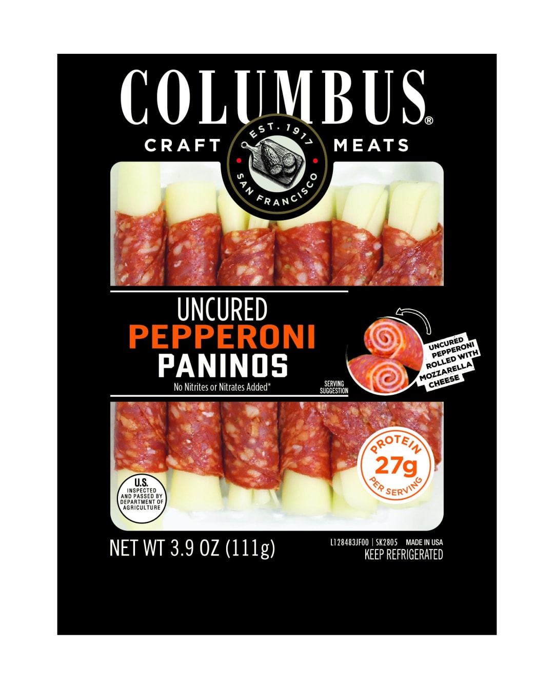 COLUMBUS Pepperoni Paninos