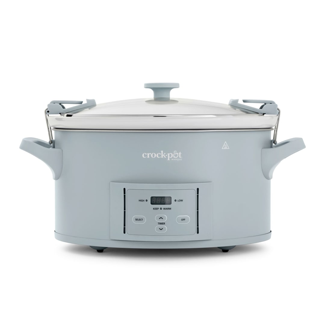 Crock-Pot® Design Series 7-Quart Programmable Slow Cooker, Light Stone Gray