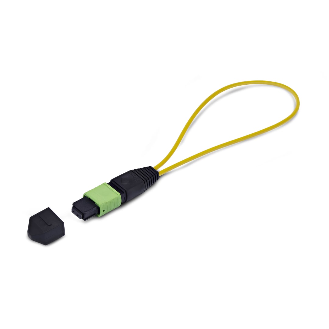 Loopback, MTP 12/APC (Female) 12 Fiber Singlemode 9/125 OS2