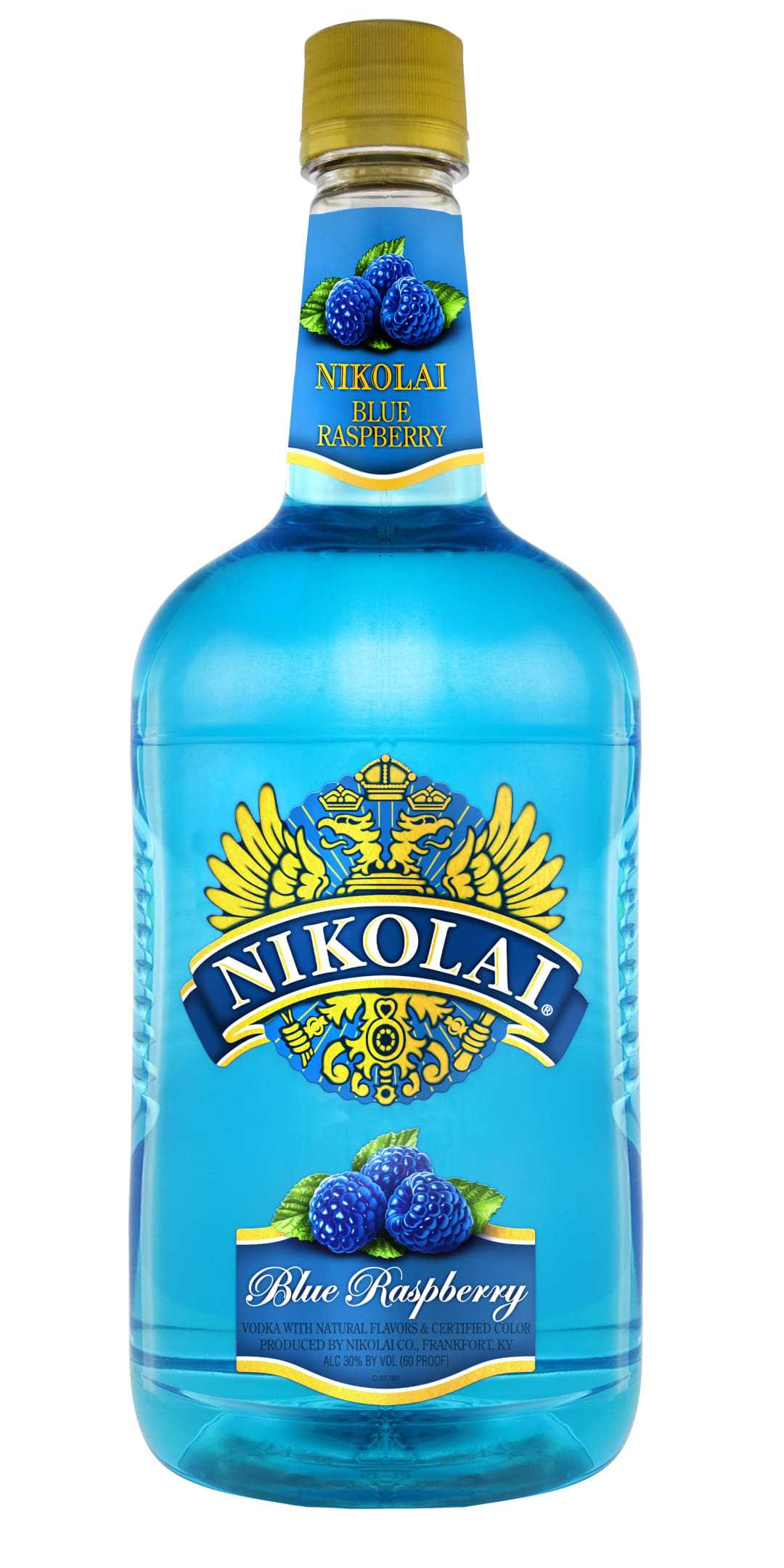 Nikolai Blue Raspberry Vodka 1.75l 60 Proof