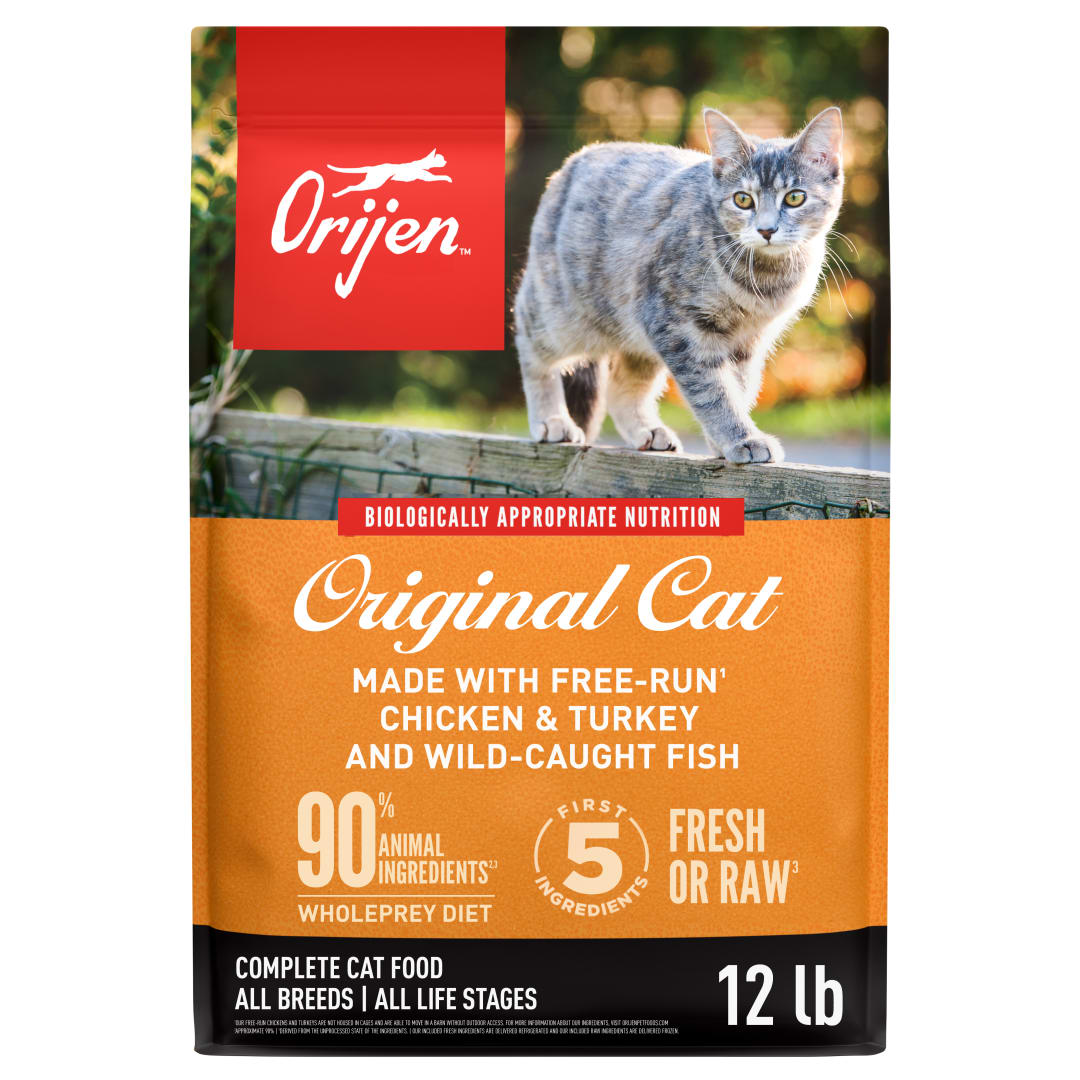 ORIJEN Grain Free High Protein Premium Dry Cat Food Original Recipe