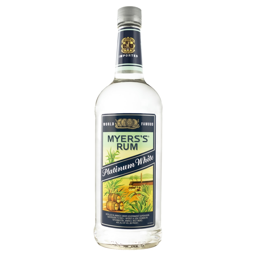 Myers's Platinum White Rum 1l 80 Proof
