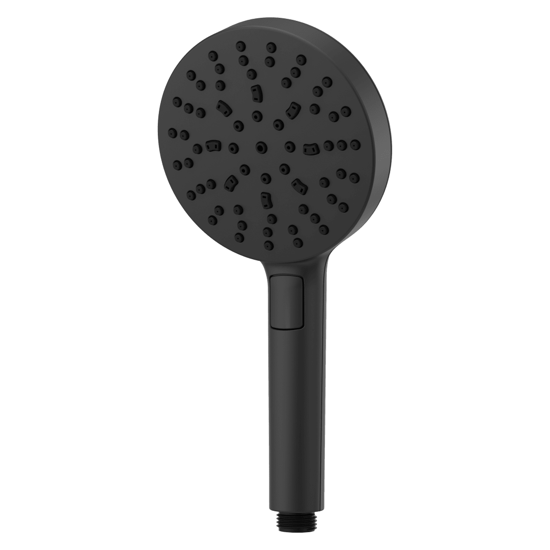 Modern Round Handshower in Spot Defense Matte Black