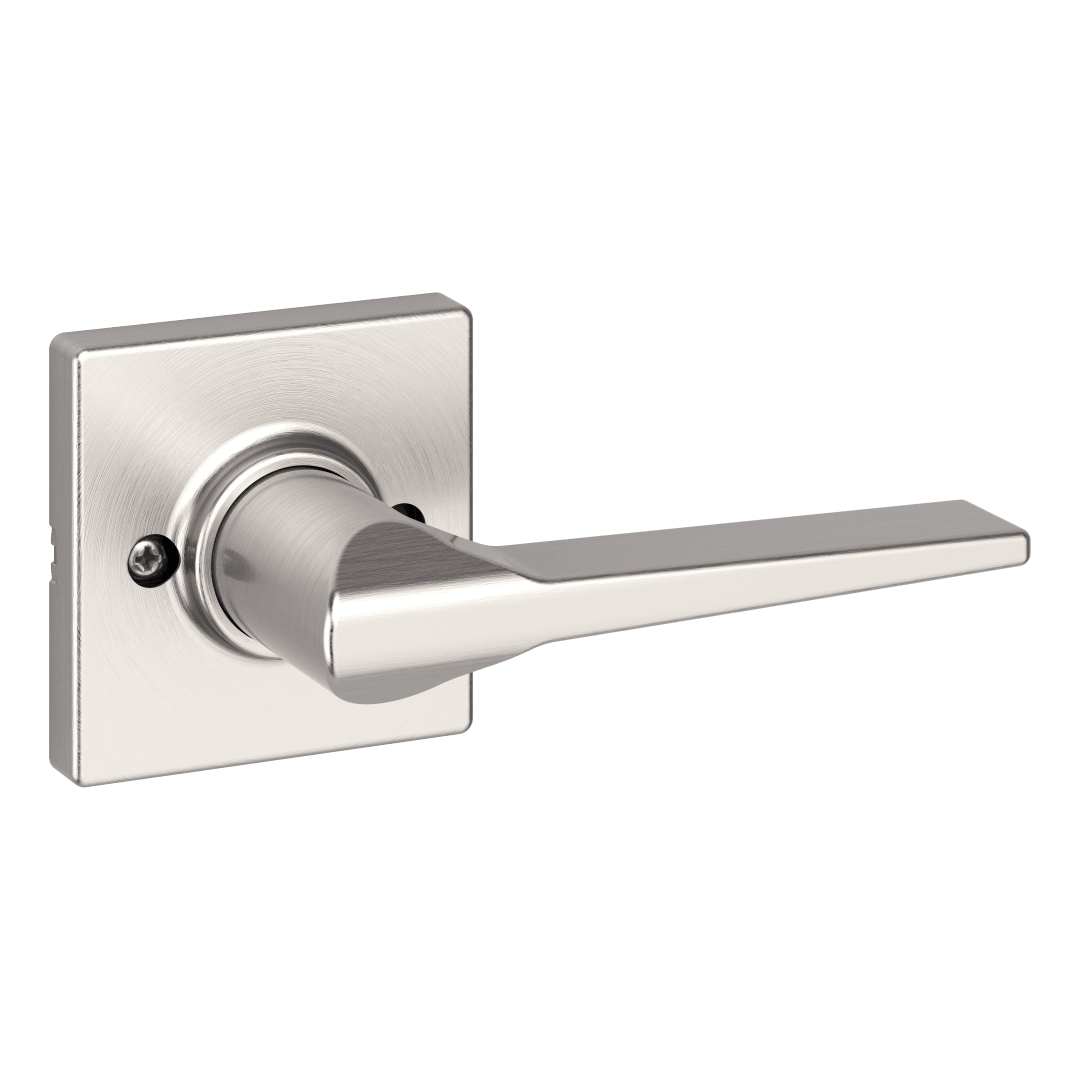 Hollis Half-Dummy Lever in Satin Nickel
