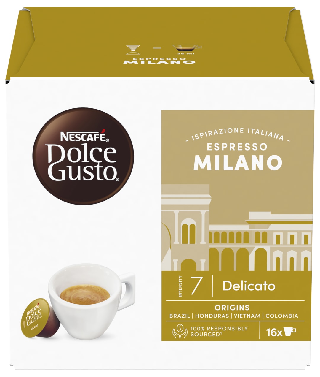 NESCAFE DOLCE GUSTO Espresso Milano 16 Capsule 99,2g