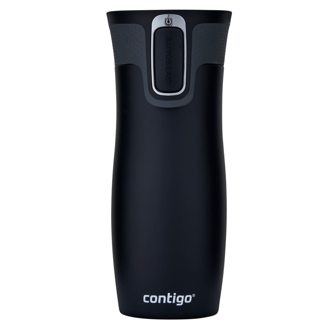 Contigo® West Loop AUTOSEAL® Travel Mug, Stainless Steel Thermal Mug, Vacuum Flask, Leakproof, BPA-Free, 470ml., Black
