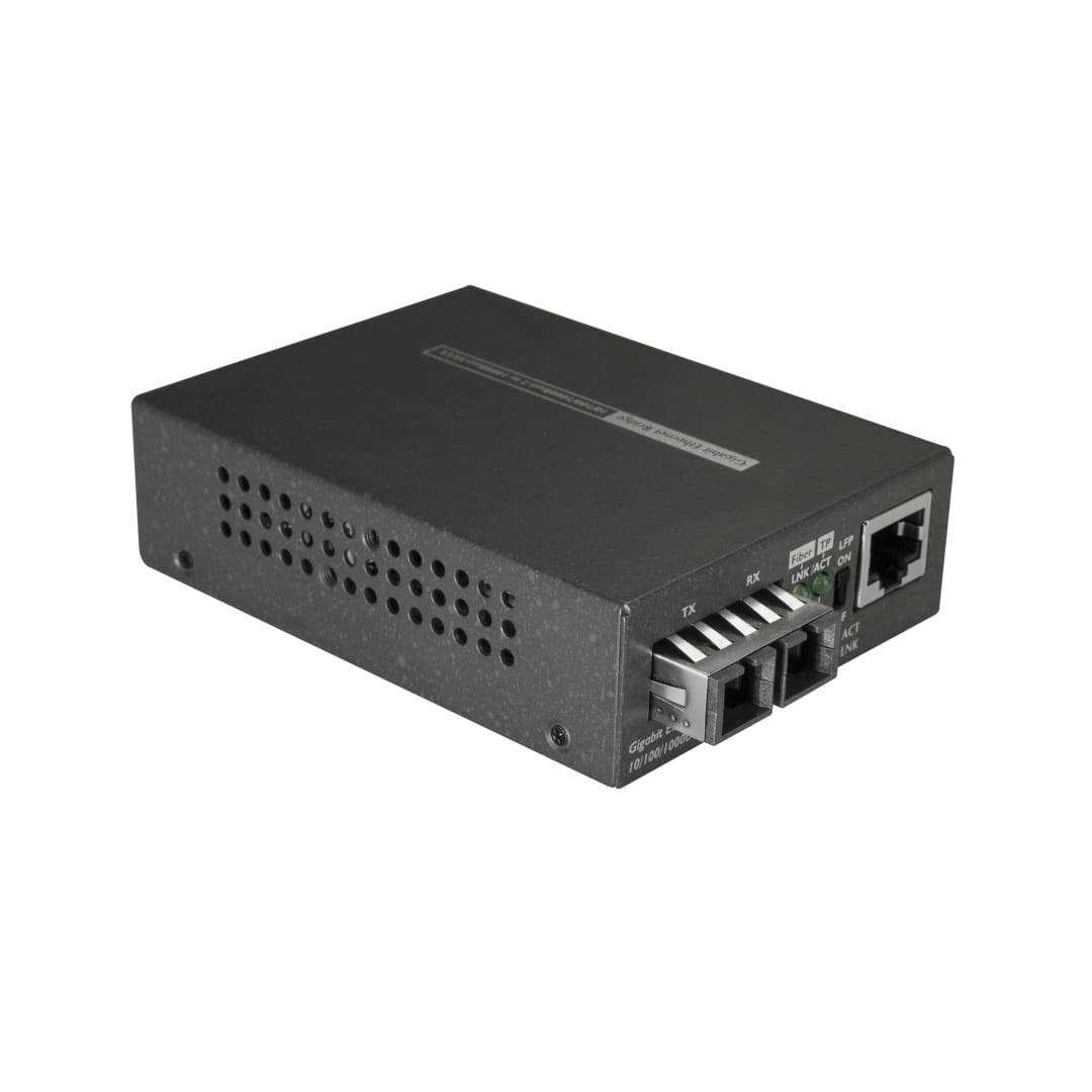Fiber Media Converter - 10 km - SM - 1000Base-LX