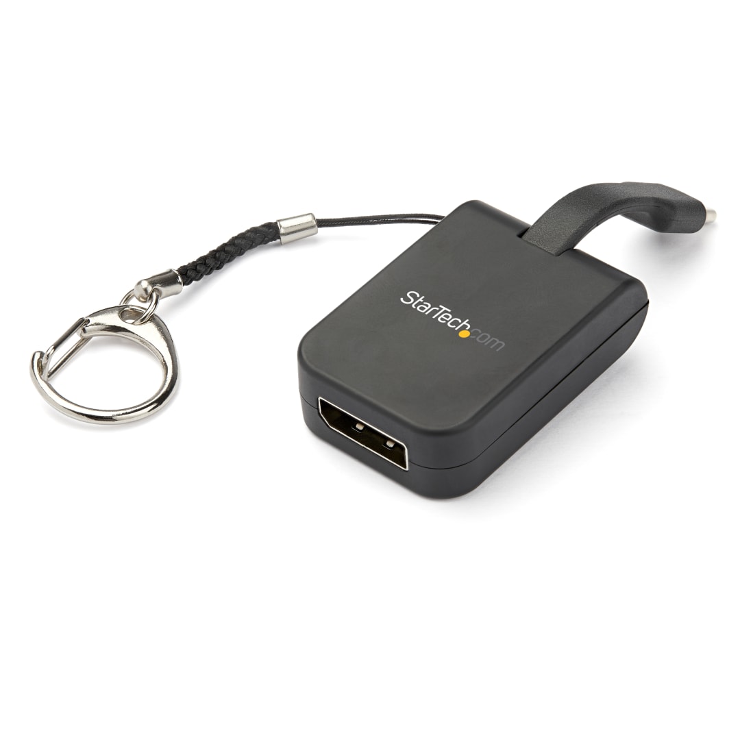 USB-C to DP adapter with flex Cable with retainer