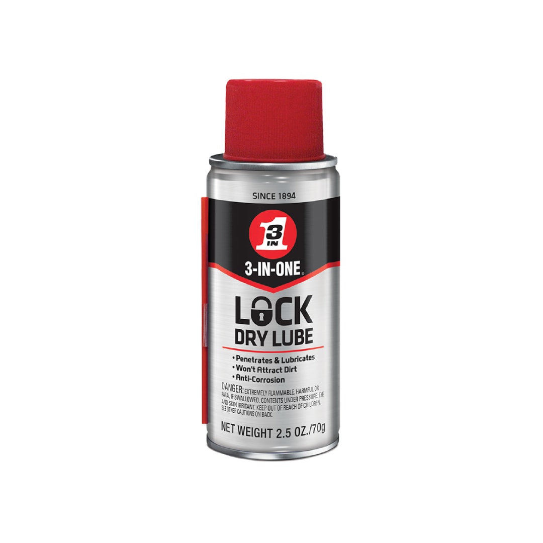 3-IN-ONE 2.5 oz. Lock Lube, Quick-Drying Penetrant for Auto, Farm, Home & Commercial Locks