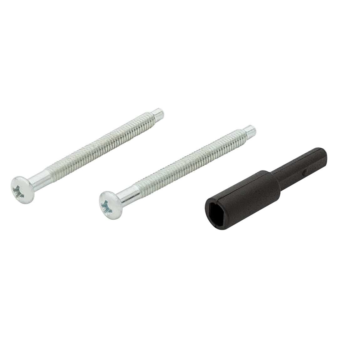Screw Pack for Thick Door w/Spindle Extension in Polished Chrome or Satin Chrome Finish