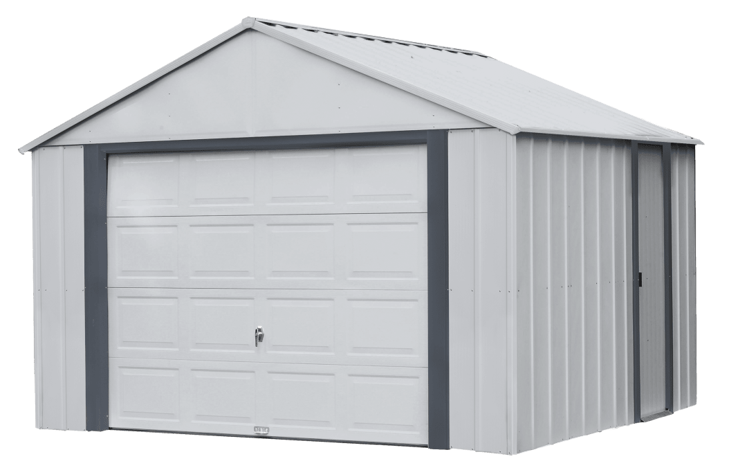 Arrow Murryhill 12 x 10 x 9 ft Grey Steel Garage