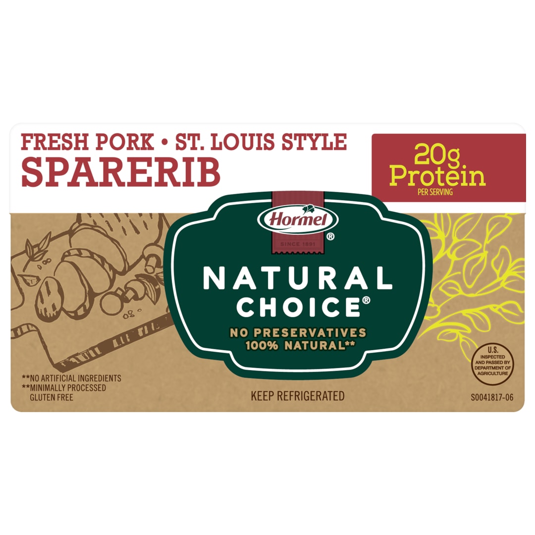 HORMEL NATURAL CHOICE St. Louis Pork Ribs