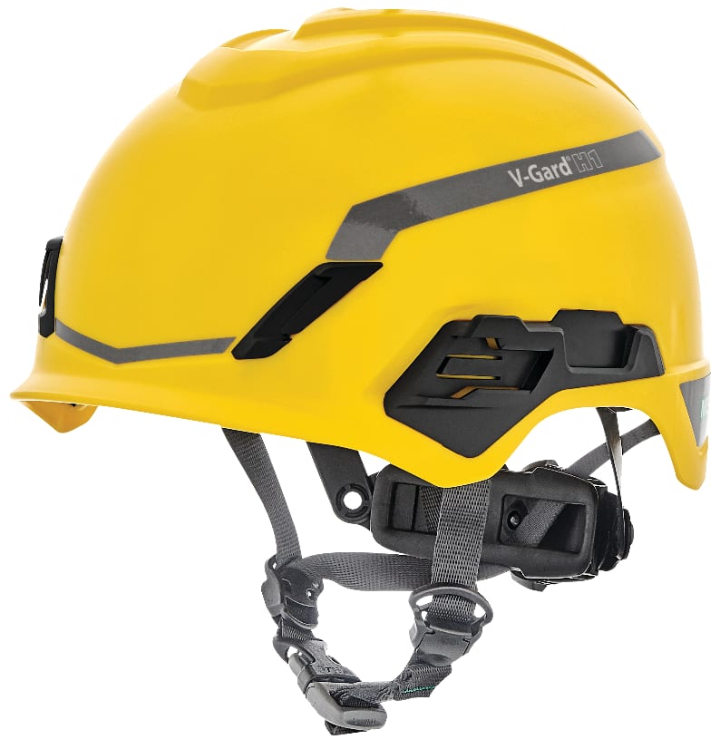 HELMET,V-GARD H1,NOVENT,FT3PIV,YELLOW
