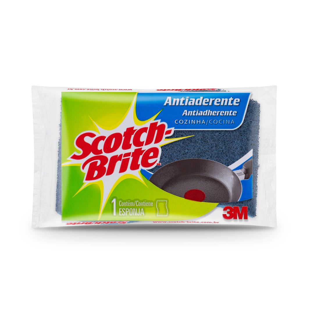 Esponja Antiaderente Scotch-Brite®, 24 Unidades/Pacote