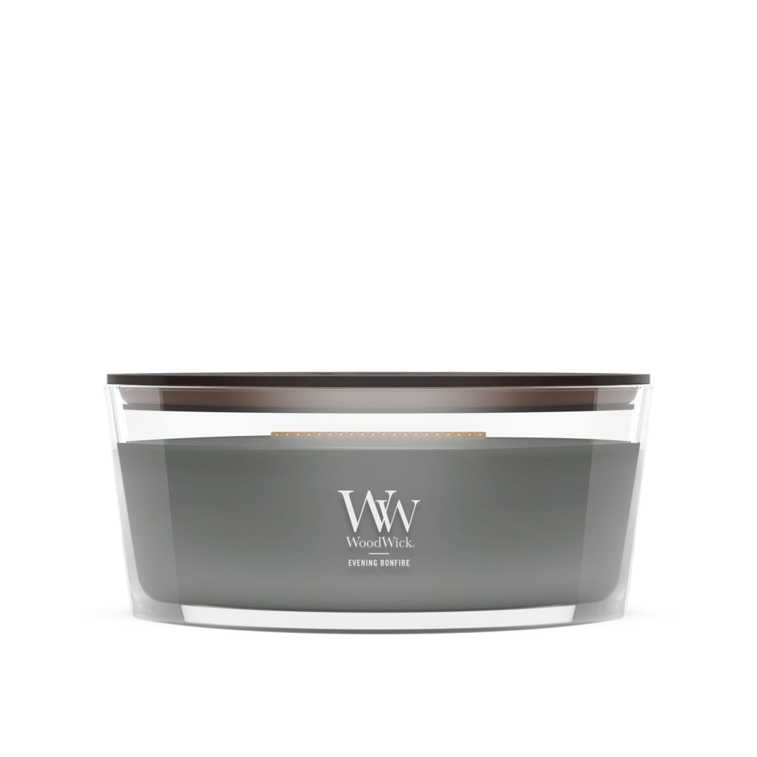 WoodWick Evening Bonfire Ellipse Candle