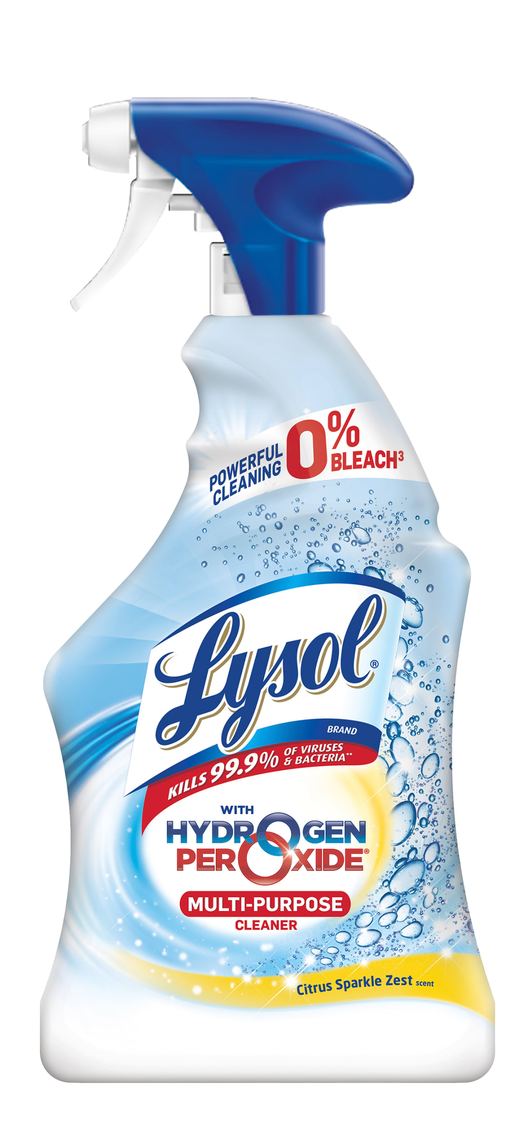 LYSOL® Power & Free™ Multi-Purpose Cleaner - Trigger Citrus Sparkle Zest 6/22 oz.