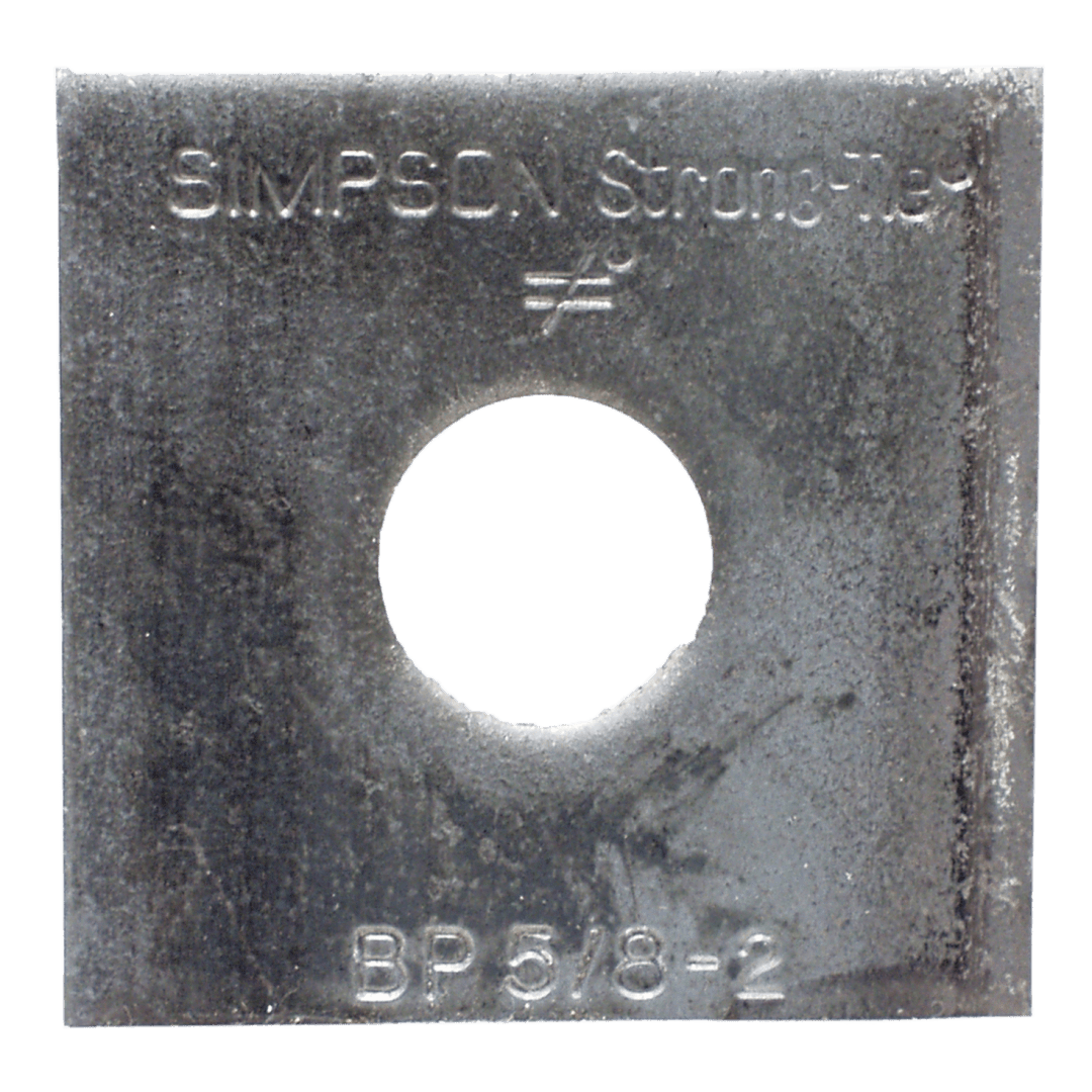 Simpson Strong-Tie BP 5/8-2 BP 2 in. x 2 in. Bearing Plate with 5/8 in. Bolt Dia. (Pack of 10000)