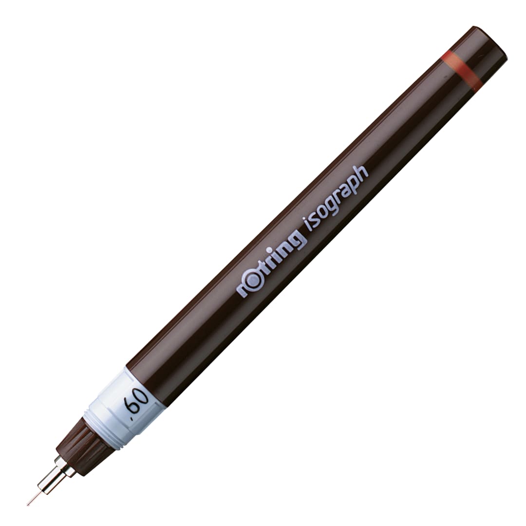 rOtring Isograph Bolígrafo Técnico de Dibujo | 0,60 mm | Bolígrafo Fineliner Recargable
