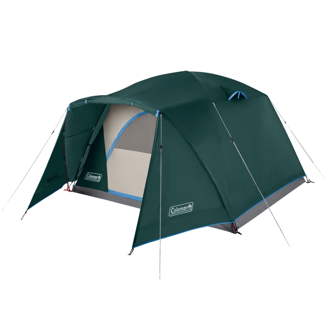 Coleman Skydome 6-Person Tent with Full-Fly Weather Vestibule, Weatherproof, 5 Minute Setup