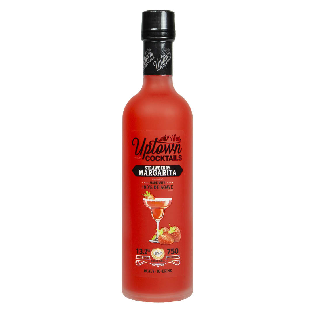 Uptown Strawberry Margarita Wine Cocktail 750ml 27.8 Proof