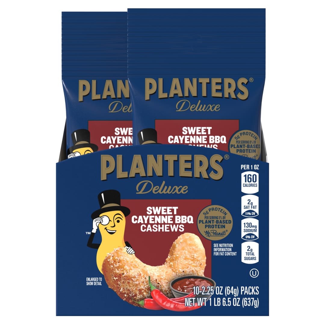 PLANTERS Tube Sweet Cayenne Barbecue Cashews