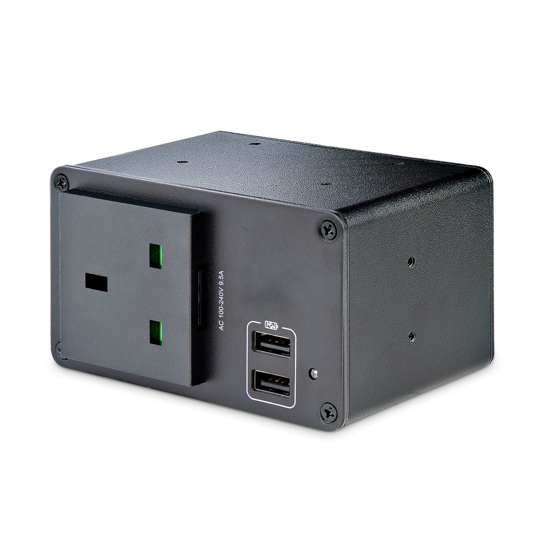 UK Power and USB charging module for BOX4MODULE