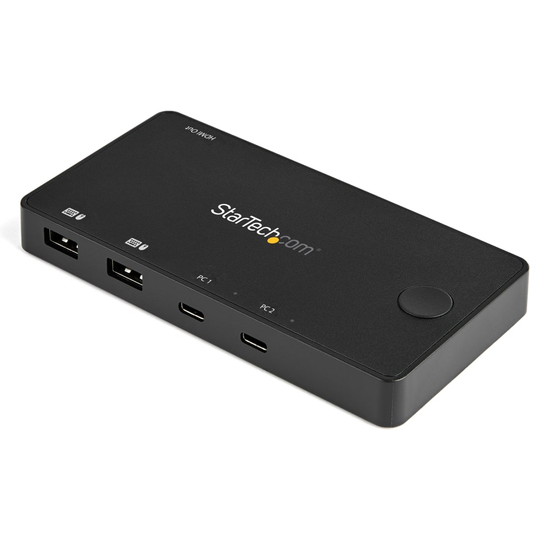 2 Port USB-C Alt-Mode Compact KVM Switch - HDMI 4K 60Hz