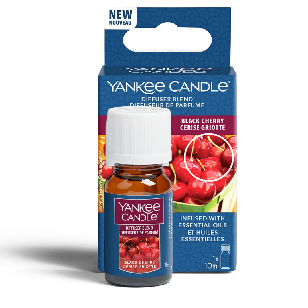 Yankee Candle® Ultrasonic Aroma Diffuser Oil | Black Cherry Diffuser Refill | 10ml