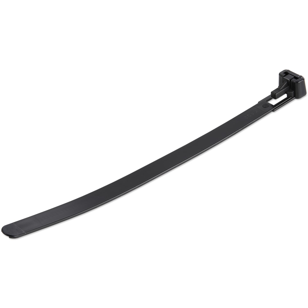 100 Pack of Releasable Zip Ties 6 Black